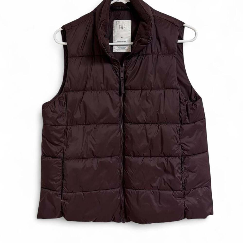 Gap Women's Brown and Purple Gilet